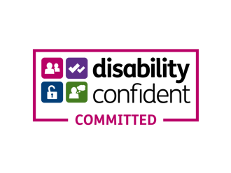 Disability Confident Committed logo